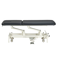 Table de massage électrique réglable avec cadre en acier robuste, repose-tête intégré, pour salon de spa, hôtel, utilisation thérapeutique