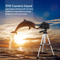 Penjualan laris pabrik dudukan ponsel Tripod 4 tingkat untuk fotografi siaran langsung penjepit telepon Tiktok kamera Mini Tripod