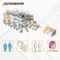 Ligne de production automatique de tissus non tissés personnalisée YP-SSS, fabricant professionnel pour les couches pour bébés et les textiles de maison