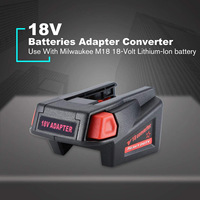 Adaptateur de batterie au lithium V18 pour Milwaukee, connecteur pratique pour outils M18V NI-CD, OEM