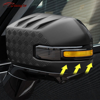 Accessoires de voiture Haute qualité ABS fibre de carbone Look rétroviseur latéral couverture rétroviseur capuchon Kit carrosserie pour Jetour Traveller T2