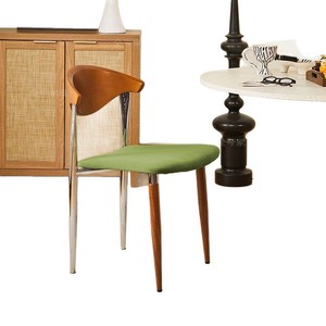 Scandinavian Minimalist Upholstered <b>Dining</b> <b>Chair</b> Solid Wood Metal Frame Designer Creative <b>Chair</b> Adult Use - Product Image 5