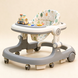 Marche-bébé avec roues et siège 4 en 1, marche-bébé d'apprentissage <span class=keywords><strong>de</strong></span> haute qualité, marche-bébé <span class=keywords><strong>pour</strong></span> apprendre à se tenir debout, marche-bébé <span class=keywords><strong>pour</strong></span> enfants - Product Image 3