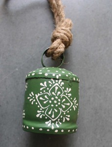 Carillons à vent en métal peints à la main, best-sellers, avec corde en jute, pour la décoration de la maison, du jardin, de la porte et des murs, en vente - Product Image 5