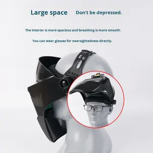 Casque de soudage assombrissant automatique avec protection anti-UV monté sur la tête <span class=keywords><strong>pour</strong></span> les soudeurs à l'arc à l'argon - Product Image 5
