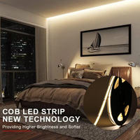Tira de Luz LED COB Atenuable de 512 LED, Sin Oscuridad, Cortable cada 31.25mm, 24V, CRI90