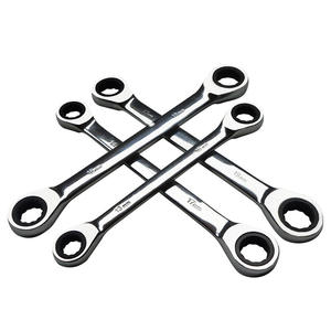 Jeu de clés à cliquet double extrémité, boîte à double usage rapide, à sens unique, pour la réparation automobile, outils de bricolage - Product Image 1