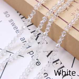 Ventes directes d'usine 1mm cristal diamant chaîne de verre décorative pour vêtements chaussures sacs-accessoire de haute qualité «perles de vêtement» - Product Image 6