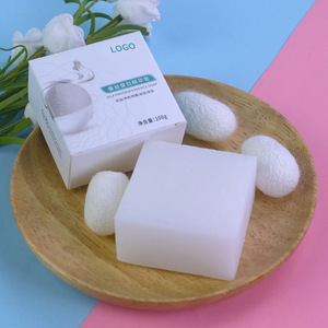 Savon naturel fait à la main pour le corps au <span class=keywords><strong>lait</strong></span> <span class=keywords><strong>de</strong></span> chèvre Barres <span class=keywords><strong>de</strong></span> savon à la glycérine à l'huile d'olive et à l'avoine Savon solide au <span class=keywords><strong>lait</strong></span> <span class=keywords><strong>de</strong></span> chèvre procédé à froid - Product Image 3
