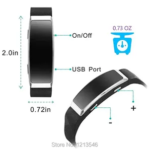 Bracelet enregistreur vocal numérique 8G Lecteur de <span class=keywords><strong>musique</strong></span> MP3 Format audio WAV Technologie portable pour les enregistrements de classe de conférences sportives - Product Image 3