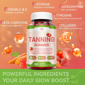 Complément sans sucre, gommes bronzantes à la bêta-carotène et à la vitamine C pour <span class=keywords><strong>un</strong></span> look bronzé naturel et <span class=keywords><strong>un</strong></span> éclat radieux - Product Image 3