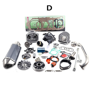 Kit de Cilindro para Motor de Scooter 157QMJ 1P57QMJ 152QMI 1P52QI GY6 125 150 con Calibre de 57.4mm, Escape de Competición Cromado, CDI, Leva, Bobina y Aceite - Product Image 2