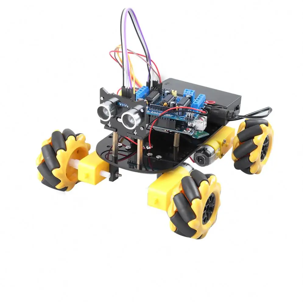 4WD Smart Robot Car Kit IR Obstacle Avoid Line Follow L298N For r3