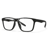 Lunettes de sport anti-lumière bleue rectangulaires personnalisées OEM pour hommes et femmes, idéales pour le temps devant les écrans au bureau, durables, option TR90 K502-07, faible MOQ