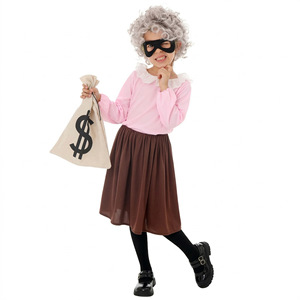 ชุดคุณยายโจร<span class=keywords><strong>โจร</strong></span>สำหรับเด็ก ชุดฮาโลวีนตลกๆ ชุดปลอมตัวคุณยาย ชุดสำหรับวันอ่านหนังสือ ชุดสำหรับงานปาร์ตี้ข้ามพรมแดน ชุดสำหรับการแสดง - Product Image 4