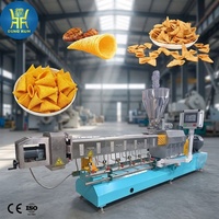 Ligne de production de snacks Bugles frits, machine extrudeuse pour la fabrication de chips de maïs soufflé et de snacks Bugles frits