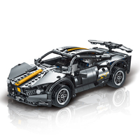 Ensemble de construction de voitures de course RC XMORK 1:16 APP & 2.4G, 896 pièces, briques de construction DIY, jouet pour garçons, excellent cadeau