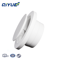 Diffuseur de plafond circulaire réglable pour systèmes CVC et d'aération, grille de ventilation pour climatisation centralisée