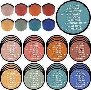 Éventails pliables inspirants en forme de disque volant avec citations motivantes pour la remise des diplômes, le team building et les événements d'entreprise - Product Image 3