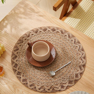 Nouveaux sets <span class=keywords><strong>de</strong></span> <span class=keywords><strong>table</strong></span> tissés biodégradables écologiques naturels les plus vendus pour l'exportation, résistants à la chaleur - Product Image 6
