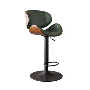 Modern Luxury <b>Leather</b> Counter Height Rotating High <b>Stool</b> Suitable for <b>Bars</b> Kitchens and Restaurants - Product Image 6