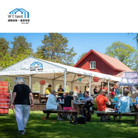 Tentes de fête de 20x20m pour les occasions, imperméables, tente de fête de mariage, tente bédouine de 6x9m