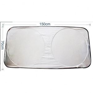 Pare-soleil de voiture pliable personnalisé QM à bon prix pour sublimation, idéal pour la publicité extérieure sur pare-brise - Product Image 6
