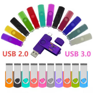 Bestseller Promo Dual Port <span class=keywords><strong>2</strong></span> In 1 Schwenkbares Otg USB-Flash-Laufwerk 8GB Micro Otg Twister U Disk 32GB Daumen Leder USB-Flash-Laufwerke - Product Image 5