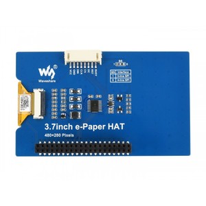 จอแสดงผล e-Paper e-Ink ขนาด 3.7 นิ้ว HAT 480x280, สีดำ/ขาว, 4 ระดับสีเทา, SPI - Product Image 6