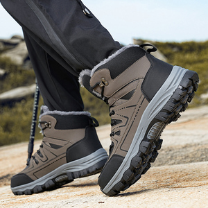 Botas de Senderismo para Hombre, Talla Grande, Calzado Deportivo Casual para Exteriores, Impermeables y Cálidas, Cómodas para Deportes de Invierno - Product Image 3