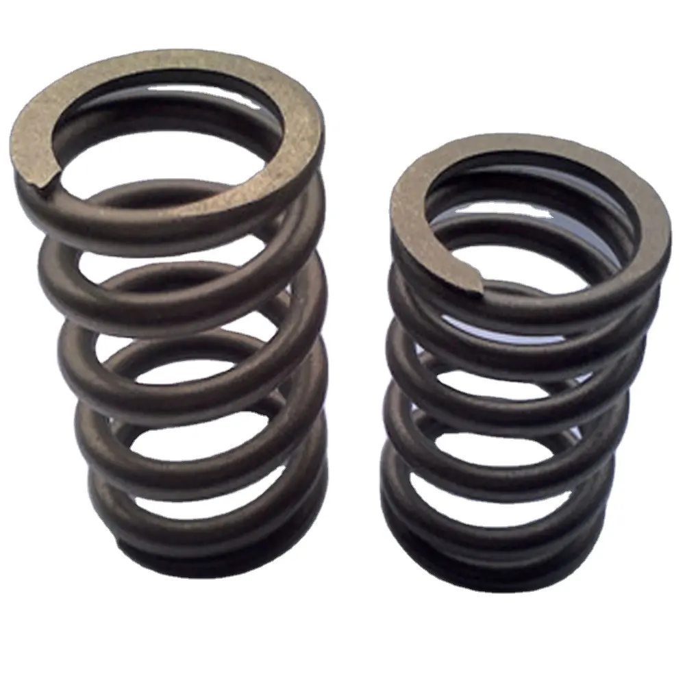 Wholesale Custom metal spiral prings steel compression spring steel heavy duty coil spring with both end flat for spiral spring