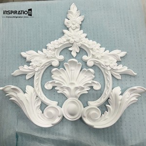 Cubierta Decorativa Clásica <span class=keywords><strong>de</strong></span> GRG para Columnas, Revestimiento para Diseño <span class=keywords><strong>de</strong></span> Pilares Estructurales, Pedimento Europeo <span class=keywords><strong>de</strong></span> GRG para Puertas - Product Image 5