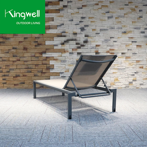 <span class=keywords><strong>Tumbona</strong></span> Moderna de Malla de Aluminio para Exteriores, Elegante <span class=keywords><strong>Silla</strong></span> de Playa para Descanso, de <span class=keywords><strong>Madera</strong></span> para Patio, Jardín, Parque y Hotel - Product Image 3