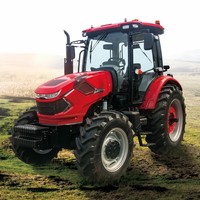 Tracteur agricole 160 CV - Pompe variable en option 200 L/min, 3-4 blocs de soupapes arrière, cabine climatisée, Euro V