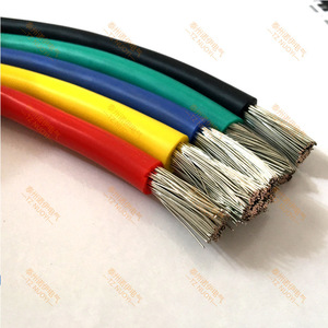 Fil de silicone résistant aux hautes températures, cuivre étamé, extra souple, 300V 500V, ignifuge pour équipements électriques - Product Image 1