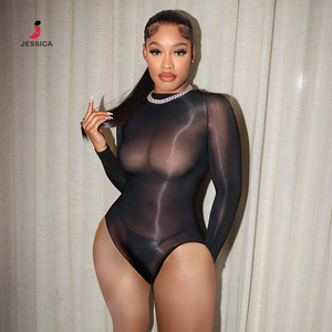 B1970-seksi Gecelik İç Çamaşırı Erotik Bodysuit Parlak At Yağı Çorapları Yüksek Yoğunluklu Sıkı Külotlu Çorap Kadın Seksi Kıyafetler - Product Image 1