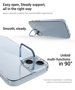 Per <span class=keywords><strong>iPhone</strong></span> 14 13 <span class=keywords><strong>12</strong></span> <span class=keywords><strong>Mini</strong></span> 11 Pro Max TPU Shockproof <span class=keywords><strong>custodia</strong></span> per telefono con obiettivo di protezione in metallo cavalletto per <span class=keywords><strong>iPhone</strong></span> 15 16 Plus - Product Image 5