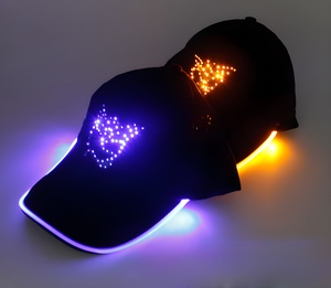 Gorra de Béisbol Luminosa con Logotipo de Moda, Gorra de Fibra Óptica LED Intermitente <span class=keywords><strong>para</strong></span> Fiestas, Carnavales, Noches, Visera Brillante <span class=keywords><strong>para</strong></span> Equipos - Product Image 3
