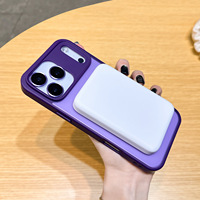 Étui de téléphone magnétique de luxe pour iPhone 17 Air Pro Promax avec support