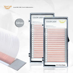 Beaux plateaux extensions de cils de couleur de qualité supérieure ombre brune mélangée douce pour une amélioration étonnante des yeux - Product Image 5