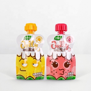 Logo personnalisé debout <span class=keywords><strong>de</strong></span> qualité alimentaire en plastique sac à presser liquide bec <span class=keywords><strong>de</strong></span> poche pour bébé nourriture <span class=keywords><strong>riz</strong></span> <span class=keywords><strong>bouillie</strong></span> - Product Image 1