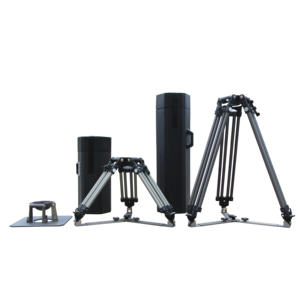 QFYS-trépied de télévision et de Film, trépied à double jambe en aluminium <span class=keywords><strong>pour</strong></span> appareils photo reflex et vidéo - Product Image 1