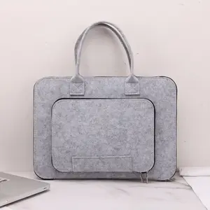 अद्वितीय डिजाइन कंप्यूटर बैग डबल जिपर जेब ले जाने वाला लैपटॉप बैग आस्तीन मामला