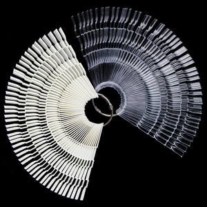 Usine Vente 150 Embouts En Forme De Ventilateur En Métal Bague <span class=keywords><strong>Nuancier</strong></span> De Vernis À Ongles Pour Le Vernis À Ongles Affichage - Product Image 6