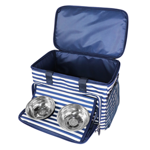 Large Pet Accessory Travel Bag, Fits Pet Bowl with Trolley Sleeve for Luggage, Durable Organizer Tote - Product Image 4