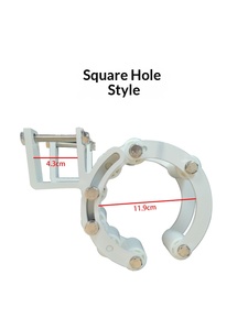 Buitenzonwering van aluminium, wit, handmatig, kleur verstelbaar, 10 inch, binnen/buiten zonwering met reserveonderdelen - Product Image 6