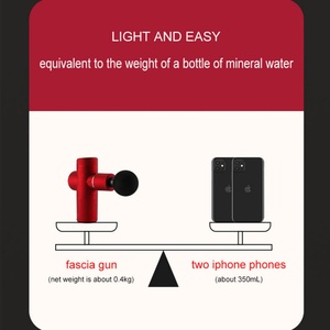 Pistolet de massage vibrant sans fil CE de haute qualité pour la relaxation musculaire profonde et la relaxation des fascias, vente en gros - Product Image 5