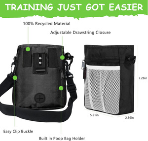 Pochette <span class=keywords><strong>de</strong></span> sac à collation latérale pour friandises pour chiens et 2 pièces pour l'entraînement des animaux <span class=keywords><strong>de</strong></span> compagnie avec ceinture pour la marche - Product Image 3
