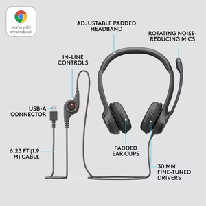 H390 Usb with Enhanced Digital Audio and In-line Controls Official H390 with - Product Image 5