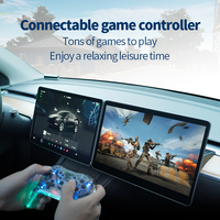 Pantalla de Entretenimiento para Pasajeros de 15.6 Pulgadas, 1080p, IPS, Android 13, CarPlay, TV, USB, para Modelo 3/Y Garantía de 1 año Instalación no destructiva